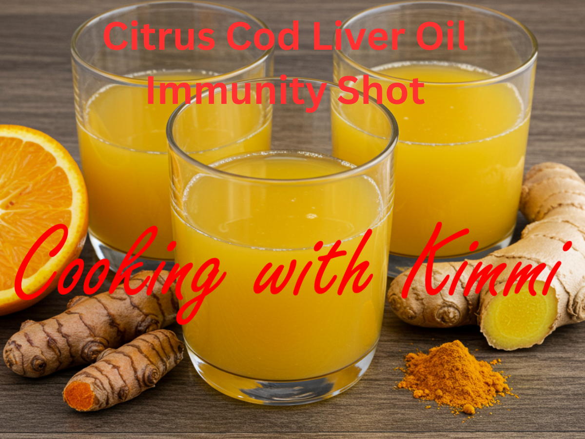 Cooking with Kimmi - Citrus Cod Liver Oil Immunity Shot