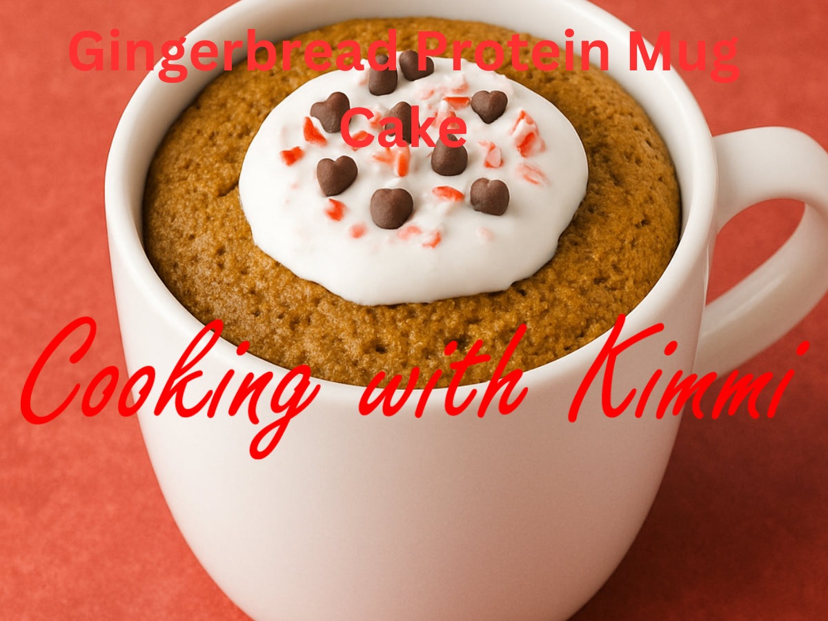 Cooking with Kimmi - Gingerbread Protein Mug Cake