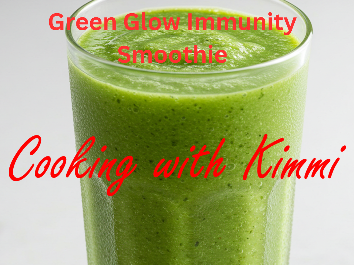 Cooking with Kimmi - Green Glow Immunity Smoothie