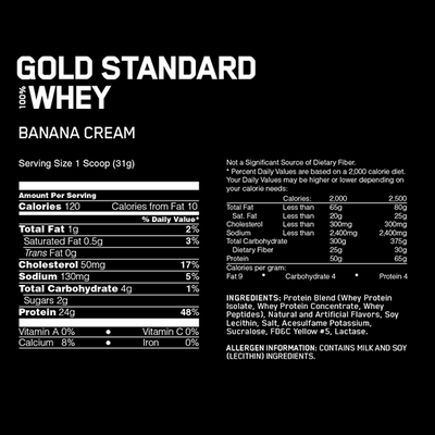 Optimum Nutrition Gold Standard 100% Whey 5Lb Physical Product