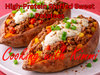 Cooking with Kimmi – High-Protein Stuffed Sweet Potatoes