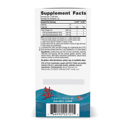 Nordic Naturals Children's DHA Xtra 636mg SoftGels 90 - Berry Punch