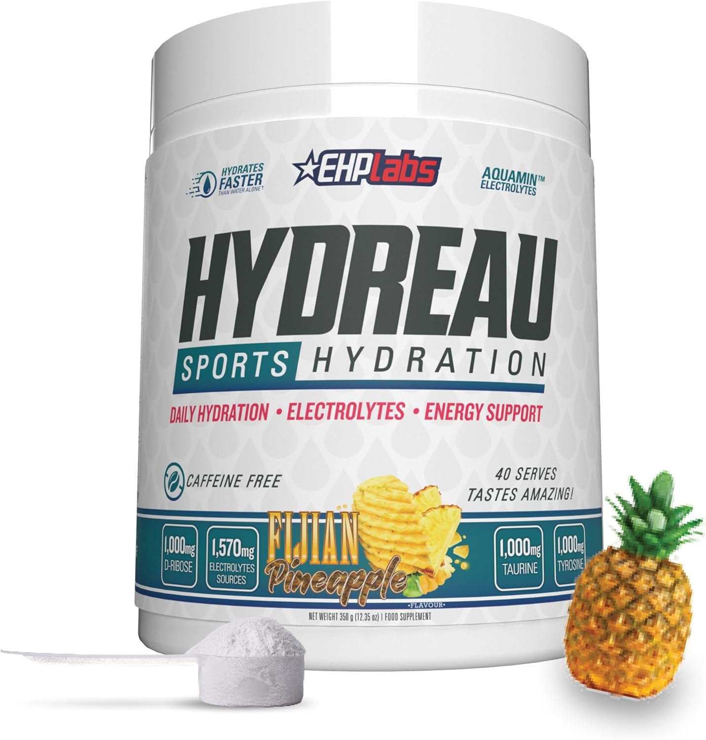 EHPLabs Hydreau Electrolytes Powder No Sugar