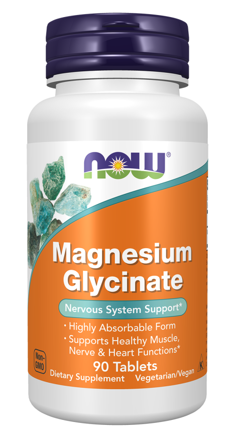 NOW Magnesium Glycinate 100mg Elemental