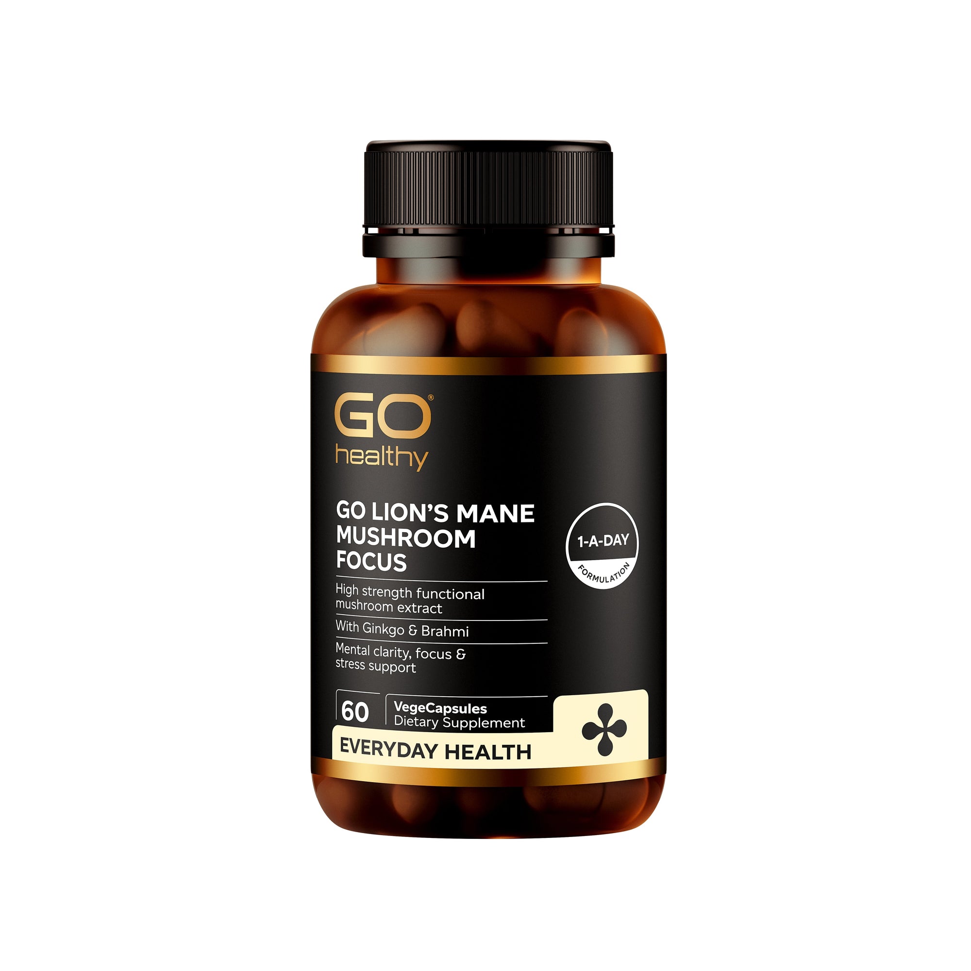 GO Lions Mane Mushroom Focus 60 VCaps 60
