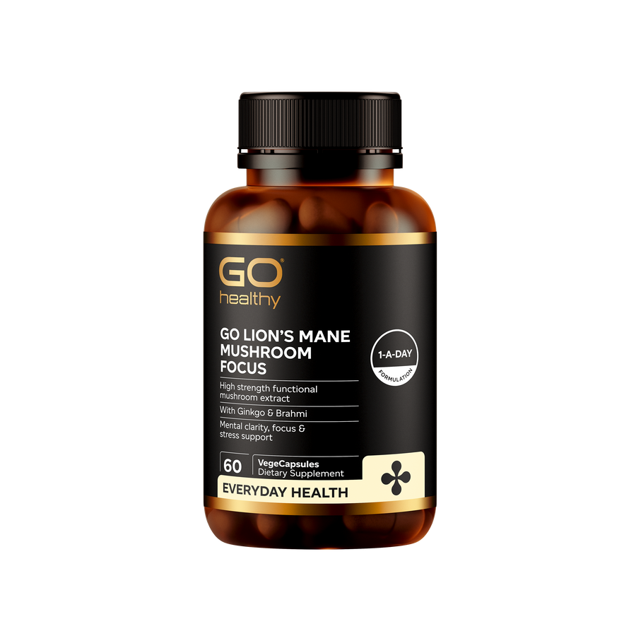 GO Lions Mane Mushroom Focus 60 VCaps 60