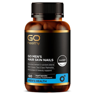 GO Men's Hair Skin Nails 60 VCaps 60