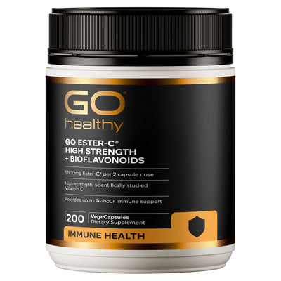 GO Ester-C High Strength + Bioflavonoids 200 VCaps 200