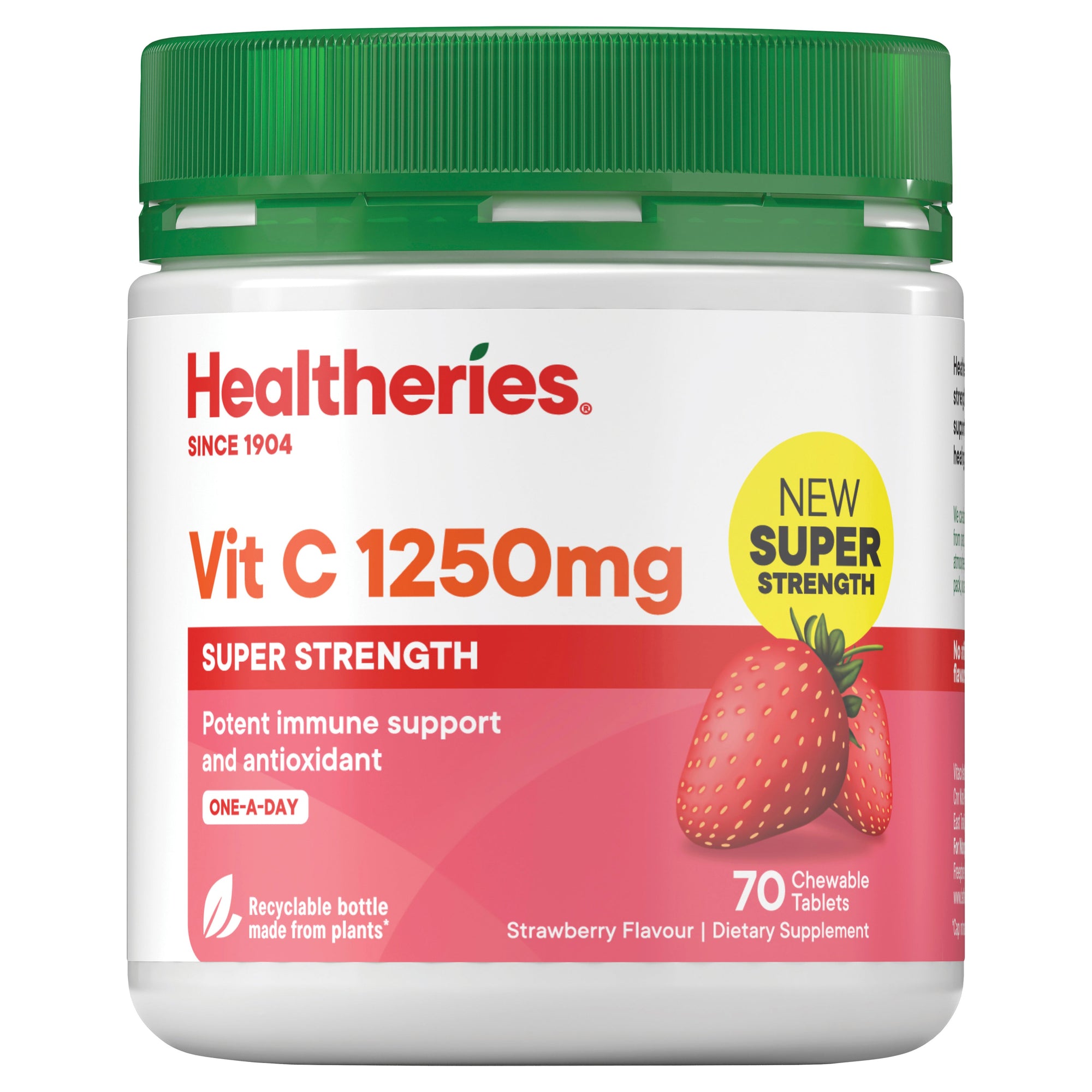Vit C 1250mg Chewable (Strawberry) 70