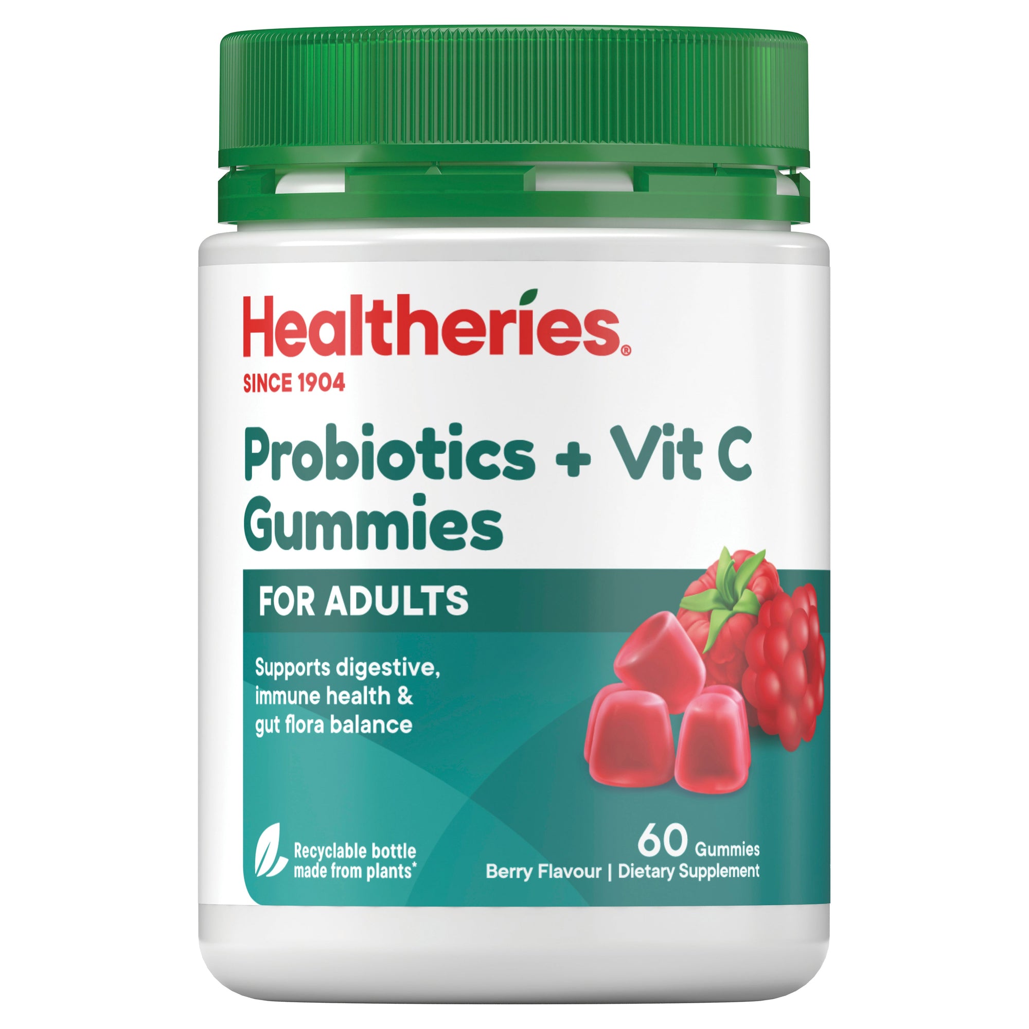Probiotics + Vit C Gummies (Berry) 60