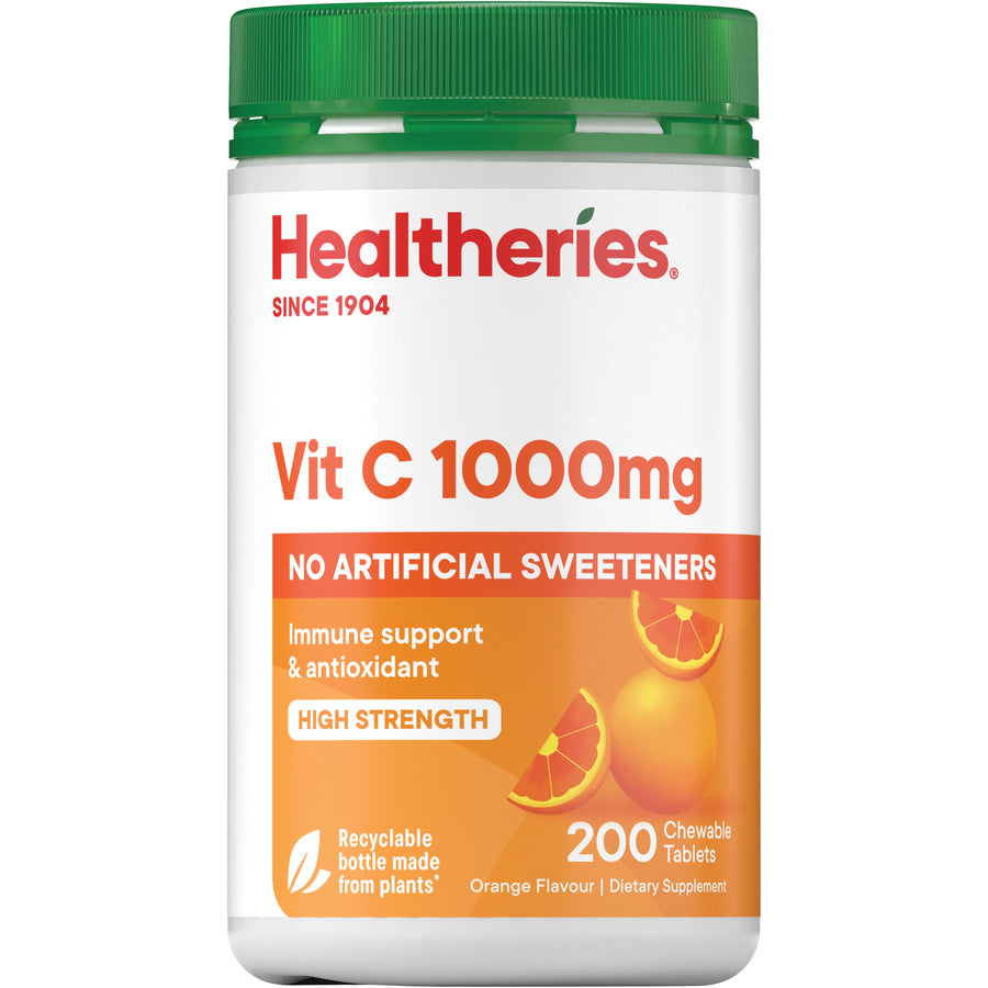 Vit C 1000mg Chewable (Orange) 200