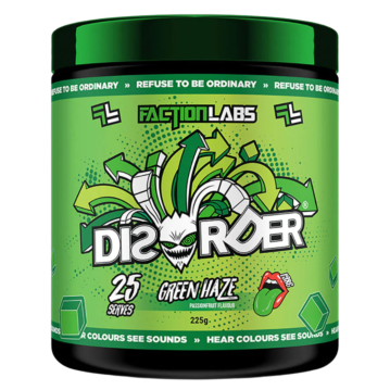 Faction Labs Disorder Pre Workout - 25 Serves for Ultimate Energy Boost