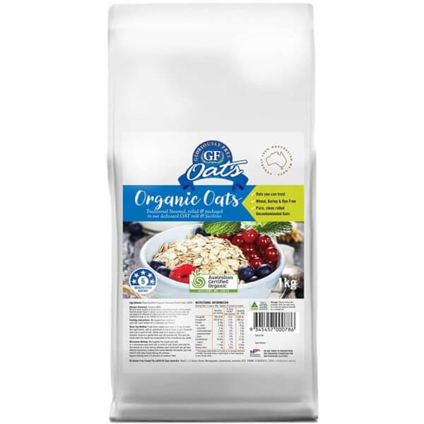 GF Oats Organic Oats 1kg