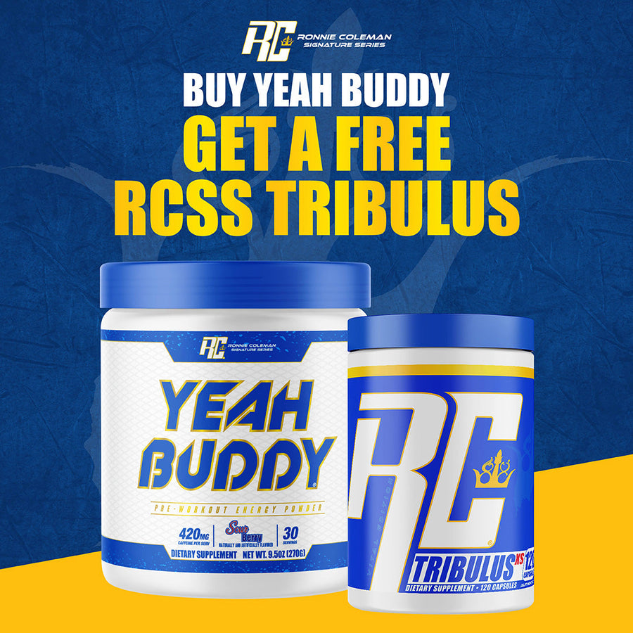 Ronnie Coleman Yeah Buddy 30 Serves + FREE Ronnie Coleman Tribulus