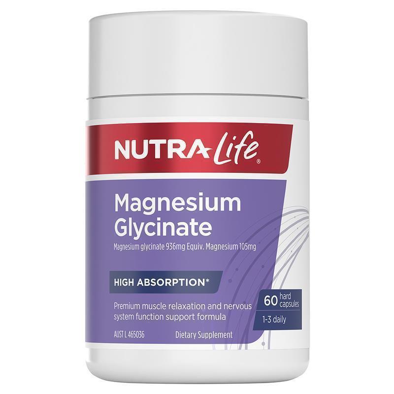 Nutra-Life Magnesium Glycinate 60 Capsules