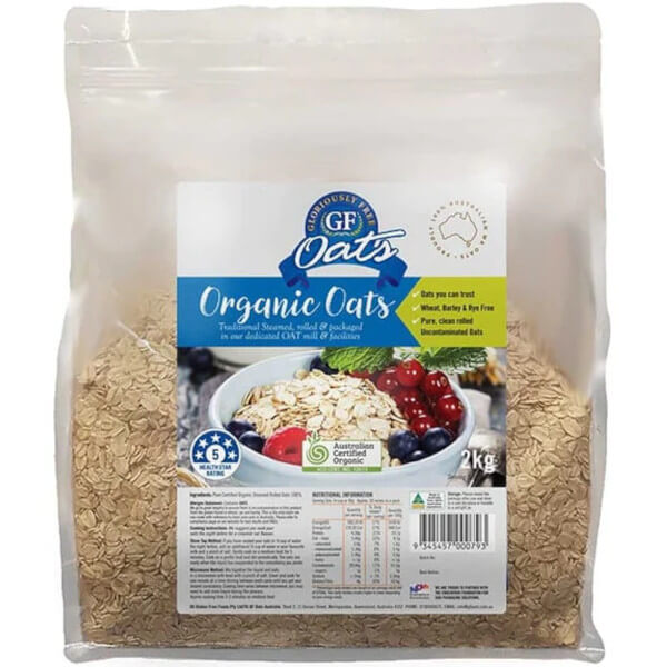 GF Oats Organic Oats 2kg