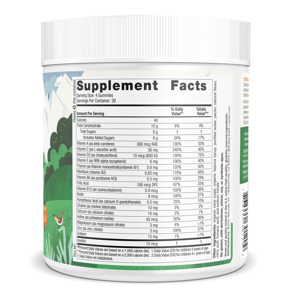 Nordic Naturals Nordic Berries 120 Gummies