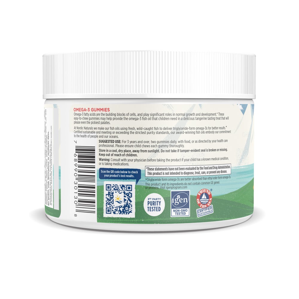 Nordic Naturals Nordic Omega-3 60 Gummies CLEARANCE Short Dated end of 12/2026