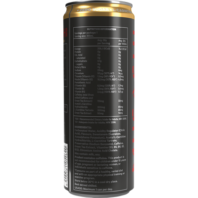 Musashi Shred Energy 12 Pack CLEARANCE Short Dated end of 23/09/2026