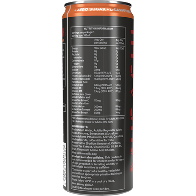 Musashi Shred Energy 12 Pack CLEARANCE Short Dated end of 23/09/2026