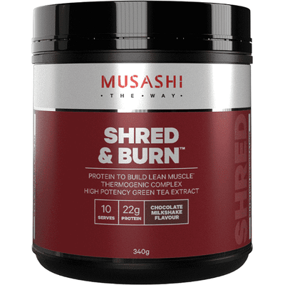Musashi Shred & Burn Protein 340g