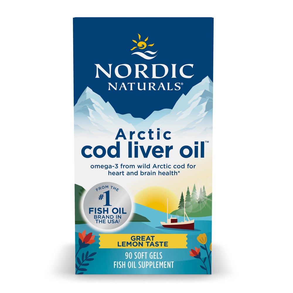 Nordic Naturals Arctic Cod Liver Oil 90 Softgels
