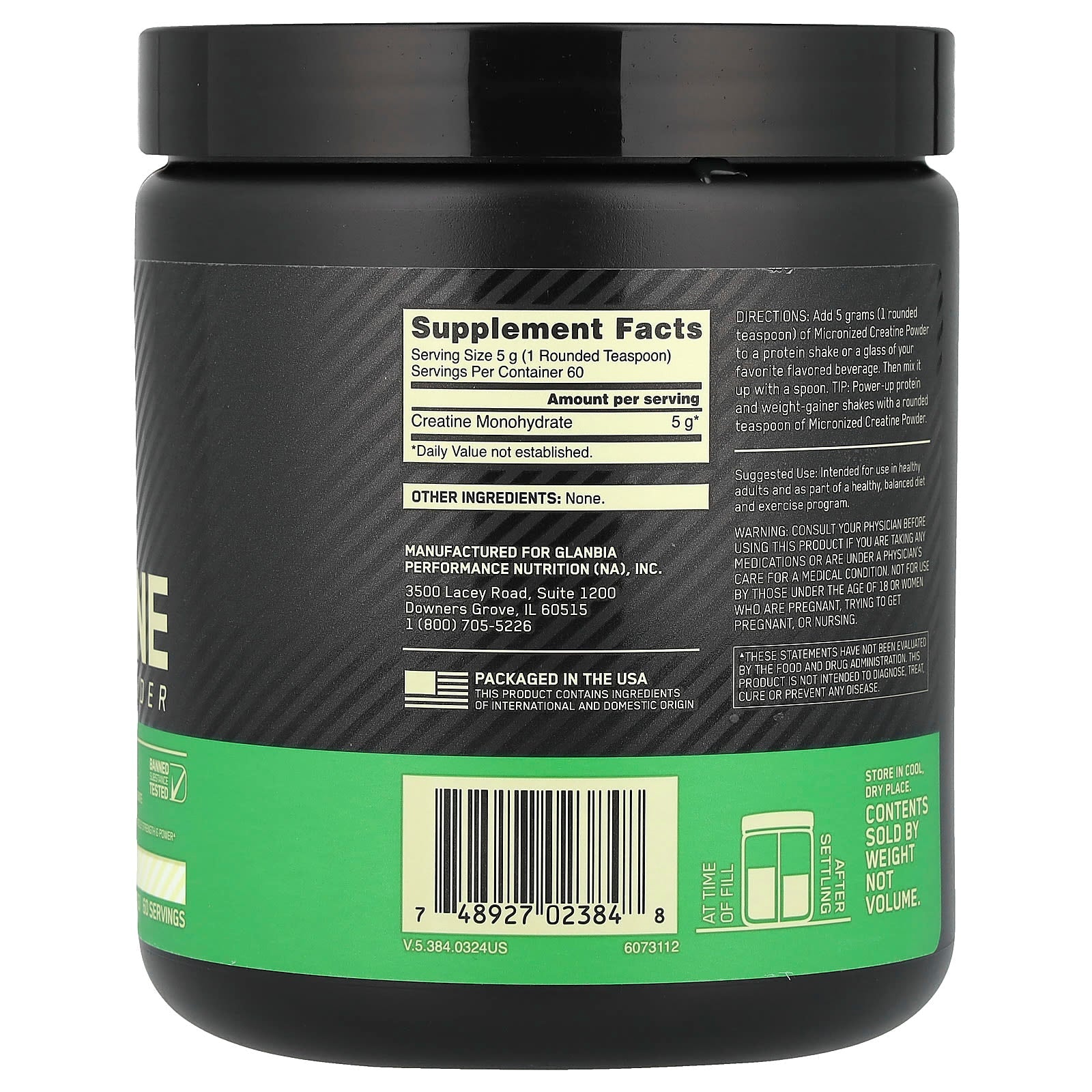 Optimum Nutrition Creatine 300g