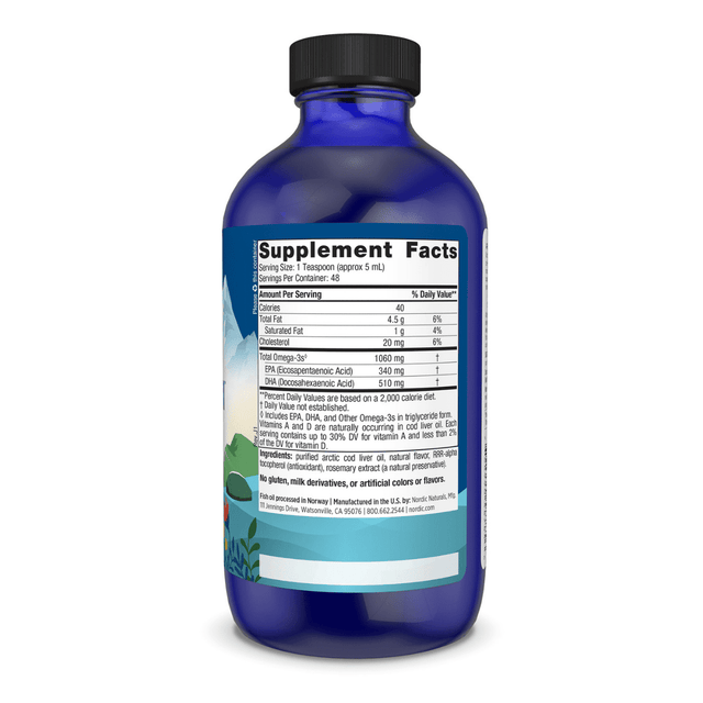 Nordic Naturals Arctic Cod Liver Oil 237ml