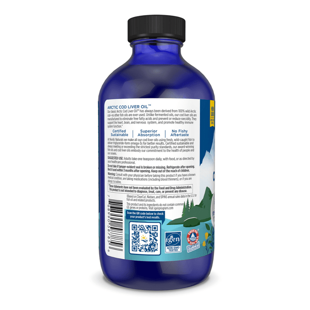 Nordic Naturals Arctic Cod Liver Oil 237ml