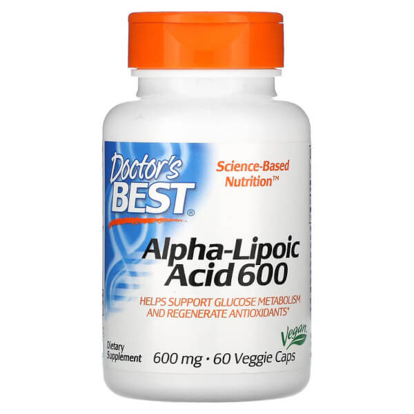 Doctor's Best Alpha-Lipoic Acid 600mg 60 Caps