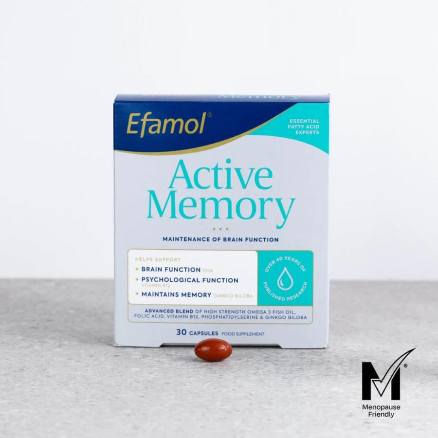 Efamol Active Memory High Strength Omega-3 Fish Oil Capsules Support