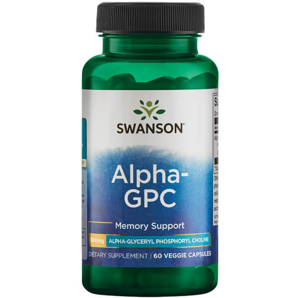 Swanson Alpha-GPC 300mg 60 Caps CLEARANCE Short Dated end of 04/2026