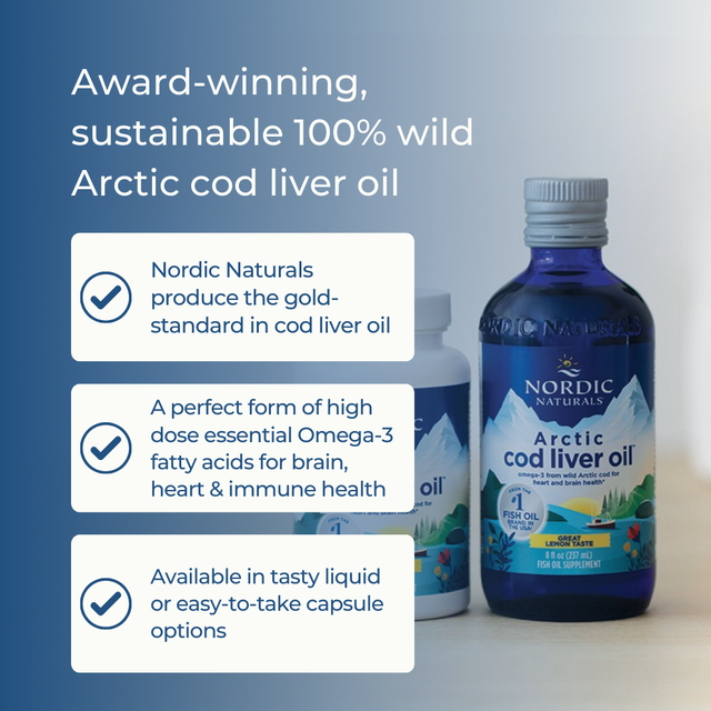 Nordic Naturals Arctic Cod Liver Oil 473ml