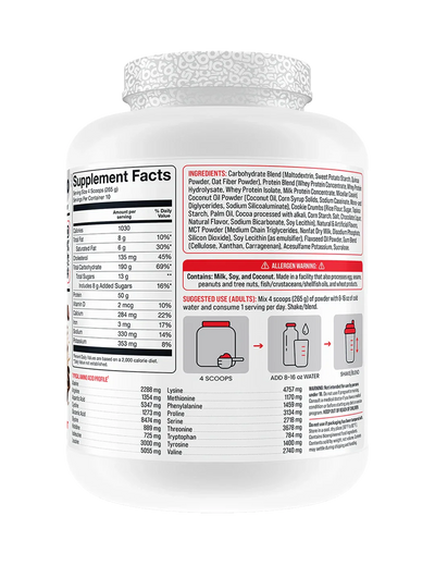 Basic Supplements Mass High Calorie Muscle Mass Gainer + Free Pre-Workout