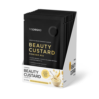 Tropeaka Beauty Custard - BANANA  (Box of 12 SINGLE SERVES)
