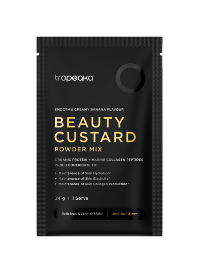 Tropeaka Beauty Custard - BANANA  (Box of 12 SINGLE SERVES)