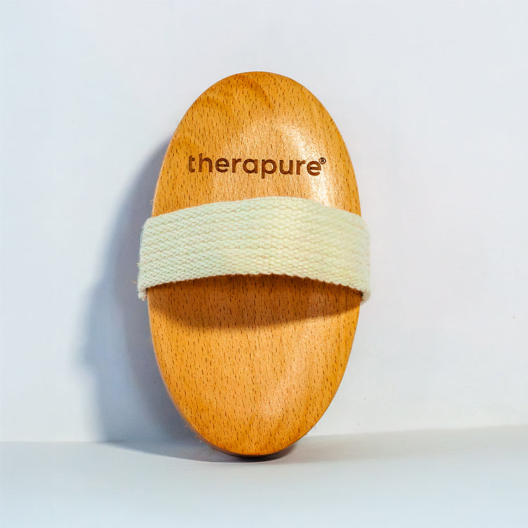 Therapure Ionic Dry Body Brush, Beech Handle and Copper Bristles