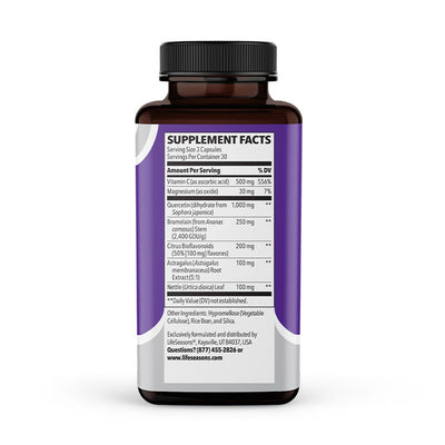 LifeSeasons Breathe X Sinus Support 90 Capsules - Respiratory Aid