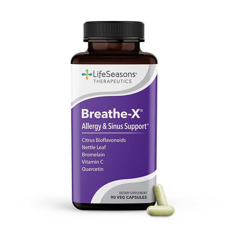 LifeSeasons Breathe X Sinus Support 90 Capsules - Respiratory Aid