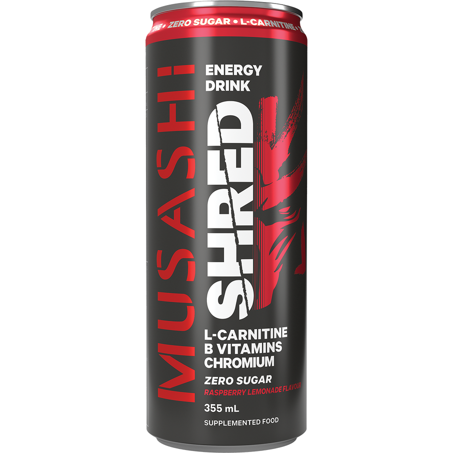 Musashi Shred Energy 12 Pack CLEARANCE Short Dated end of 23/09/2026