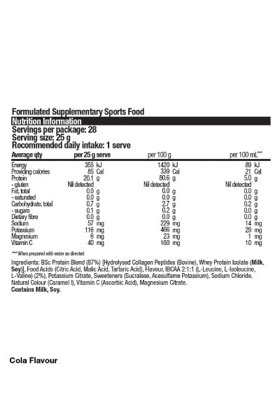 BSc x Chupa Chups Protein Water 700g