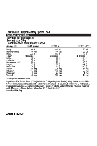 BSc x Chupa Chups Protein Water 700g