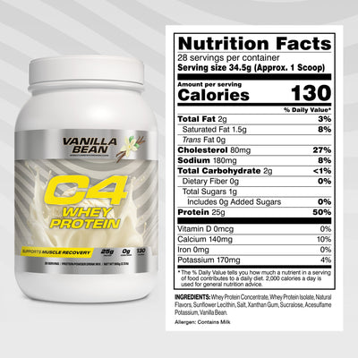 C4 Whey Protein Powder