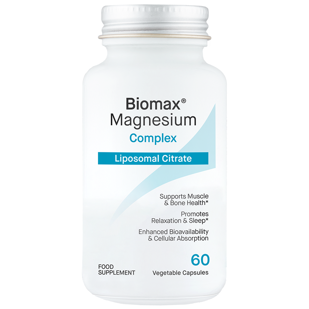 Biomax Liposomal Magnesium Citrate 250mg Capsules 60 Count Supplement