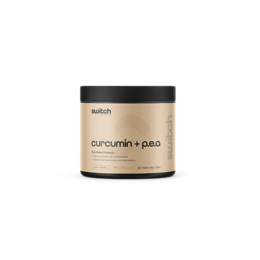 SWITCH Essentials - CURCUMIN + P.EA - TGA [60 Capsules]