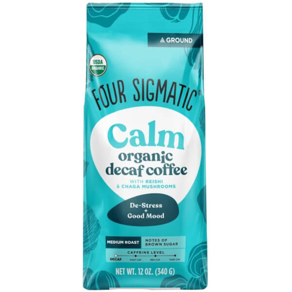 Four Sigmatic Calm Organic Decaf Ground Coffee 340g