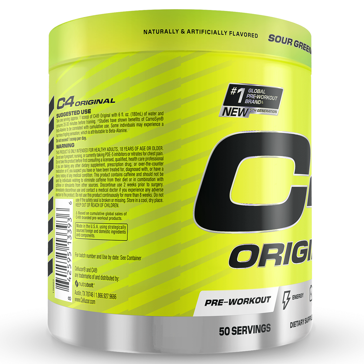 Cellucor C4 Original Pre Workout 50 serve + 2 X FREE CANS + SHAKER