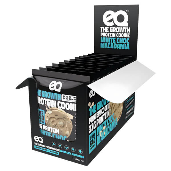 EQ Growth Protein Cookies 130g x12