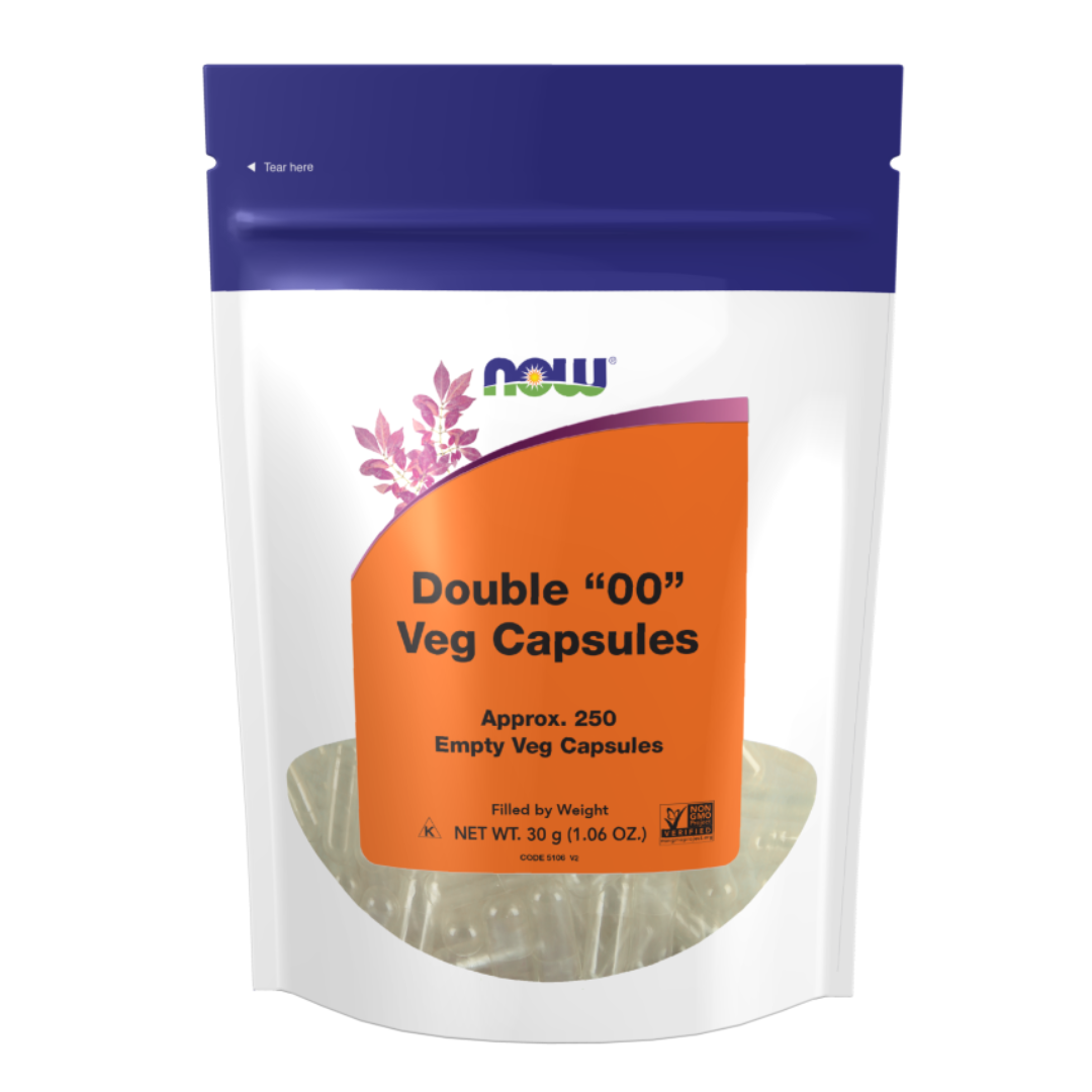 Now Foods Empty Capsules, Vegetarian, Double "00"