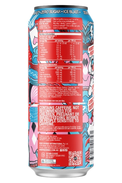 BSc ENERGY Cans 500ml (x12)